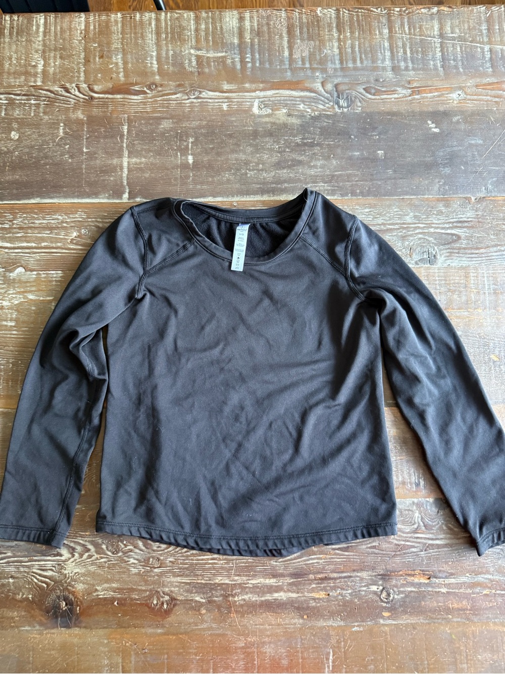 90 Degree By Reflex Kids Long Sleeve Tee - Black